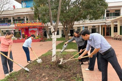TRƯỜNG TIỂU HỌC XUÂN TÂN HƯỞNG ỨNG TẾT TRỒNG CÂY XUÂN BÍNH NGỌ 2026: ƯƠM MẦM XANH – XÂY ĐẮP TƯƠNG LAI