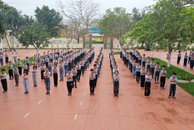 TRƯỜNG TIẾU HỌC XUÂN TÂN HÀO HÙNG TRONG NGÀY HỘI ĐỒNG DIỄN VÕ NHẠC VOVINAM NĂM HỌC 2025-2026